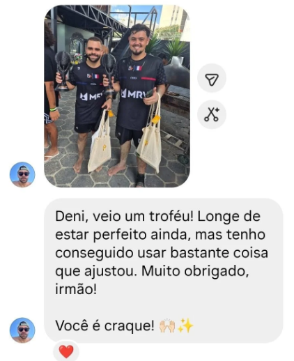 Depoimento via WhatsApp